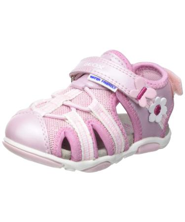 Geox Baby Girl's B Sandal Agasim 7 UK Child Pink