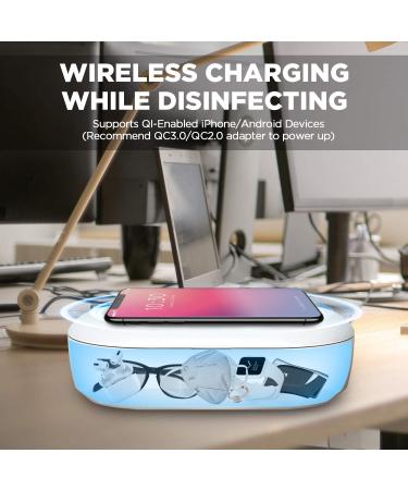 Cahot Portable UV Light Sanitizer Box with Aroma Diffuser - Fast Charging for Phone, Jewelry, Watches, Glasses - Buy Online on GoSupps.com
