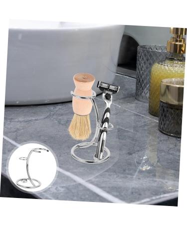 FRCOLOR 3 Pcs Shaving Razor Stand & Rack - Premium Shaving Holder for Men | Trimming Brush Included - Buy Online on GoSupps.com