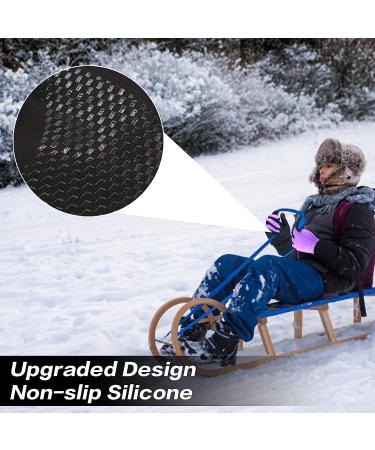 Amrta Kids Winter Gloves - Waterproof Thermal Mittens for Boys and Girls - Anti-Slip - Touchscreen - Purple Large - Buy Online on GoSupps.com