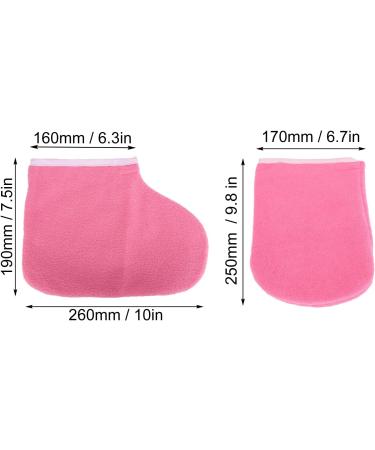 Double Layer Terry Cloth Gloves & Booties for Paraffin Wax Bath Treatment - Buy Online on GoSupps.com