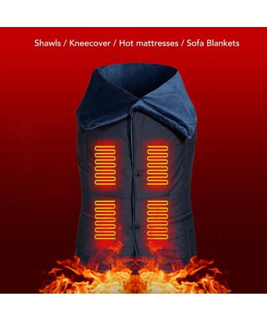 Socobeta USB Heated Shawl Blanket - 3 Levels Electric Heater for Travel & Outdoor | Cozy Warmth Worldwide Shipping - Buy Online on GoSupps.com