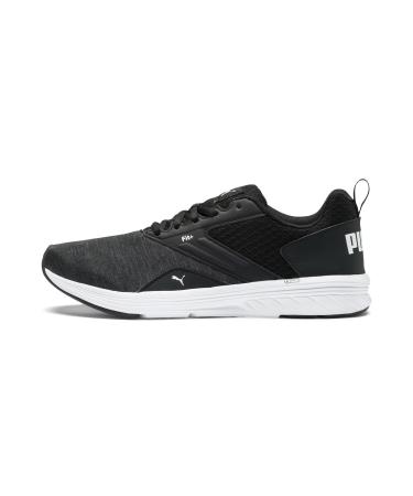 PUMA Unisex NRGY Comet Road Running Shoes Puma Black-Puma White 44 EU