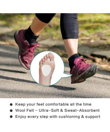 Metatarsal Foot Pads - Pain Relief Cushions for Men & Women | 6-Piece 0.3 Inch Thick Support for Metatarsalgia & Morton's Neuroma - Buy Online on GoSupps.com