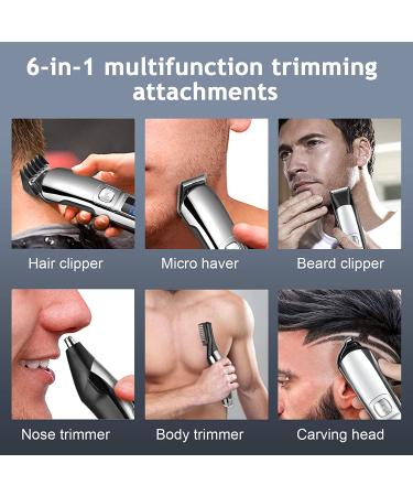 Ufree 5-in-1 Grooming Kit for Men - Beard Trimmer, Nose Hair Trimmer, Body Shaver, Cordless Clippers & Electric Razor - Waterproof & Rechargeable - Ideal Gift for Men - Buy Online on GoSupps.com