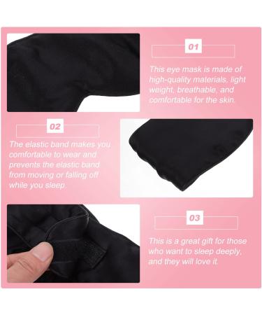 ARTIBETTER 3D Sleep Mask - Adjustable Silk Eye Shades for Travel | Blackout Eye Patch & Portable Blindfold - Buy Online on GoSupps.com