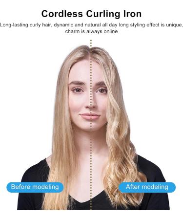 Portable Gradient Color Smart Automatic Hair Curler | Dual Use Curling Iron 100-240V for Worldwide Shipping - Buy Online on GoSupps.com