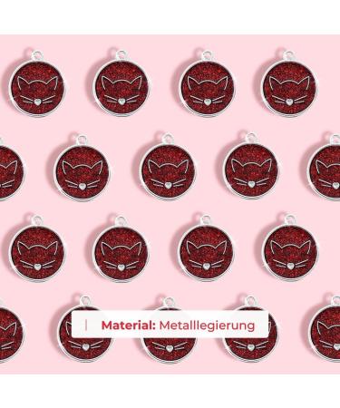 Personalized Ibera Gifts for Medium to Large Cats - Engraved Collar & Red Glitter Neck Band - Buy Online on GoSupps.com