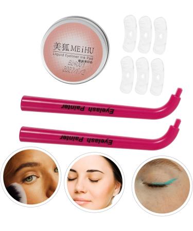 Beavorty 1 Set Eye Makeup Aid Lower Eyelash Stamps Eyelashes Prints Stamp Lower Eyelash Makeup Tool Eyelash Stencil for Makeup Reusable Eyelash Stamps Eye Makeup Tool Diphenylene 12.00X3.50X2.50CM - Buy Online on GoSupps.com