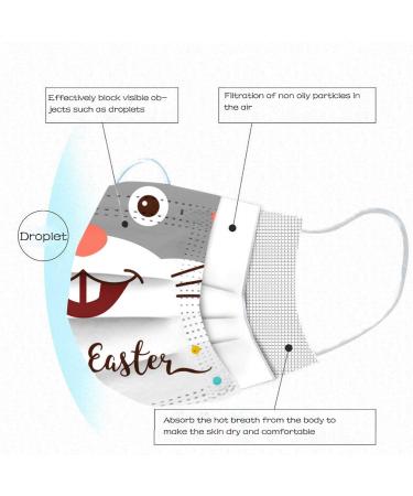 Albert Children's One-Way Mouth & Nose Protection - 3-Layer Breathable Cartoon Masks for Kids (10 Pieces) - Ideal for Easter & School (Ages 4-12) - Buy Online on GoSupps.com