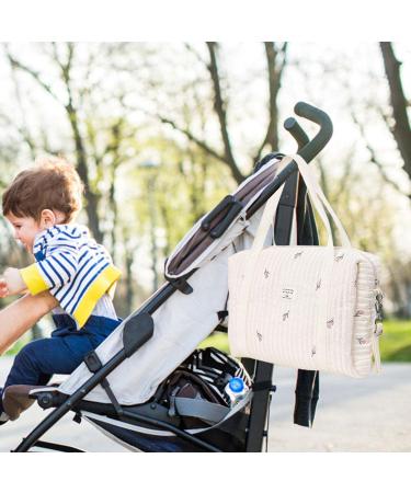 Shop Moxeupon Embroidery Baby Wrap Pocket - Multifunctional Portable Stroller & Large Capacity Cotton Diaper Bag - Buy Online on GoSupps.com