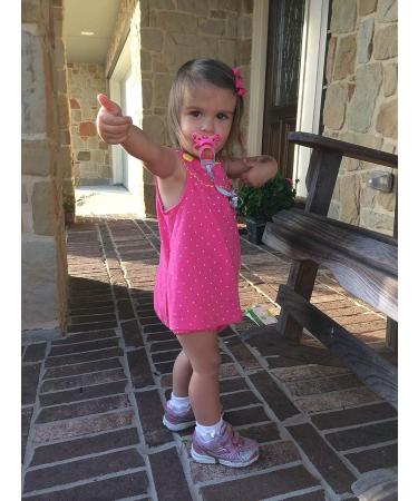 Baby Buddy Universal Pacifier Holder Clip with Silicone Ring - Red (1 Pack) | Pacifier Clip for Babies 4 Months and Up | Baby Must-Have for Boys & Girls - Buy Online on GoSupps.com