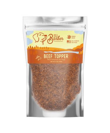 Beef Dog Food Toppers by Beg & Barker | Human Grade, High Protein, All Natural, Air Dried | USA Sourced & Made | Premium Meal Mixer 5 Ounce (Pack of 1)