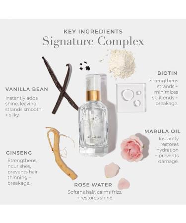 Goldie Locks Signature Serum - Strengthens, Repairs & Protects Damaged Hair | Lightweight & Nourishing Formula | Enhances Shine | Heat & UV Protection - 3.4 Fl Oz - Buy Online on GoSupps.com