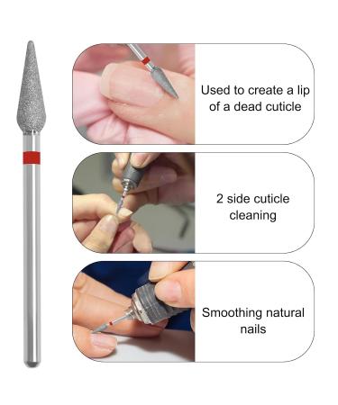 Cuticle Clean Nail Drill Bit 3/32 - Professional Carbide Nail Bit for Russian Manicure & Dead Skin Removal - Buy Online on GoSupps.com