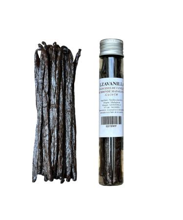 10 Bourbon Vanilla Pods from Madagascar - Intense Aroma And Delicate Flavor In Tube (12 To 14 CM 10.00 Unit)