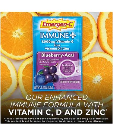 Emergen-C Immune Formula - Support Your Immune System with Vitamin C and Essential Nutrients - Buy Online on GoSupps.com