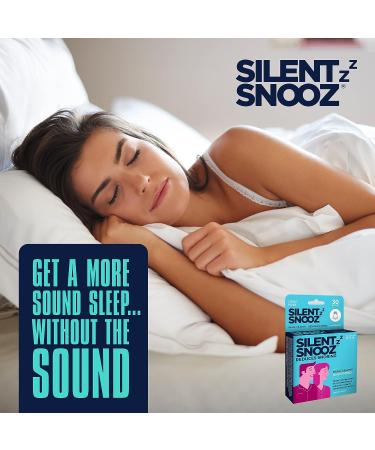 Silent Snooz Unscented Sleep Aid: Natural Snoring Relief | Anti-Snoring Nose Clip with Nasal Dilator | Stop Snoring Device for Men & Women | Reusable (30 Uses) - Buy Online on GoSupps.com