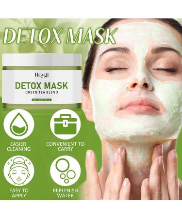 Hpbaggy Facial mask for deep cleansing detoxification acne and blackheads facial mask for all skin types 100 g green tea deep cleansing mask with green tea and aloe vera - Buy Online on GoSupps.com