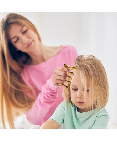 Sandalwood Scalp Massager Comb | Cold Stimulating Comb for Hair Growth | Women's Hair Growth Promoter | Relax & Revitalize with Sandalwood - Buy Online on GoSupps.com