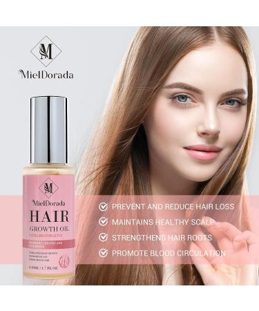 Biotin, Castor Oil & Rosemary Hair Growth Treatment Serum - Strengthen, Nourish, and Thicken Dry Damaged Hair - Buy Online on GoSupps.com