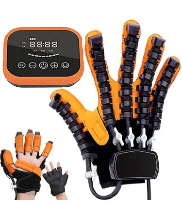 Rehabilitation Robot Gloves Long-Term Relief Finger Cramps with LCD Touch Screen/Timing/Training Intensity Left-L