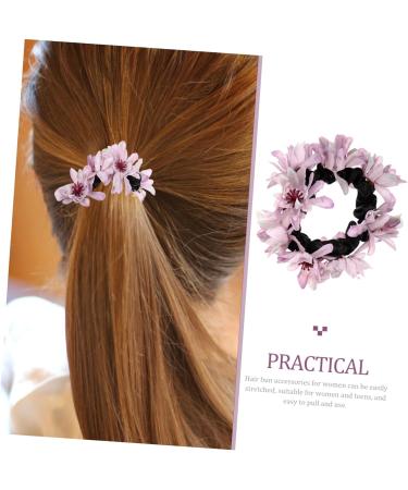 FRCOLOR Hair Accessory for Women Stretchy Hair Ties Girls Hair Accessories Girls Hair Ties Colorful Hair Ties Colored Hair Ties Hair Ponytail Scrunchy Hair Tie Fabric Miss Bun Little Daisy - Buy Online on GoSupps.com