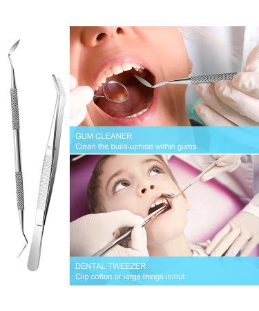 6 Pack Dental Tools Set - Professional Stainless Steel Oral Care Kit with Case | Tooth Scraper, Plaque & Tartar Remover - Buy Online on GoSupps.com