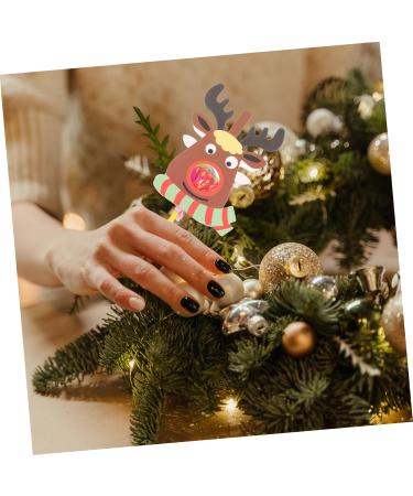 HOLIDYOYO 75 Pcs Lollipop Paper Card Elk Reindeer Candy Holder Xmas Lollipops Sweets for Lollpop - Buy Online on GoSupps.com