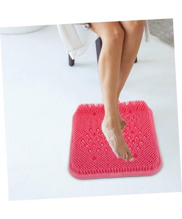Beaupretty 1st Foot Massage Cushion - Multifunctional Shower Massage Pad & Spa Detergent Foam - 26.5x3x3.5cm Pink Foot Massager for Relaxation - Buy Online on GoSupps.com