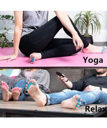 Gel Toe Separators for Bunion and Hammer Toe Correction - 2 Pair Set for Manicure, Running, Pedicure - Toe Spacer for Men and Women - Buy Online on GoSupps.com