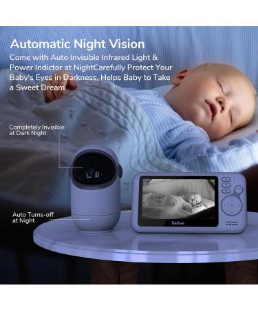 Shop Taktark Babyphone BM812 - 4.3'' Video Monitor with Camera Night Vision VOX Intercom & 300 Pan-Tilt | International Shipping Available - Buy Online on GoSupps.com