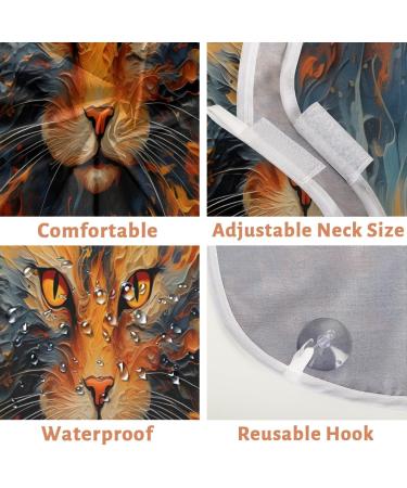 Beard Bib Apron - Cat Design Hair Catcher for Men | Perfect Father's Day & Anniversary Gift | 2 Suction Cups Included - Buy Online on GoSupps.com