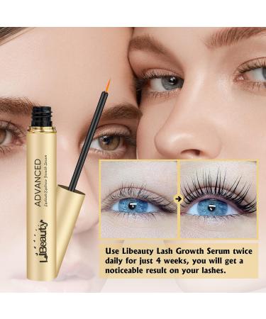 Libeauty Eyelash Serum - Natural Grande Lash Essence for Longer Thicker and Fuller Lashes (2ml) - Shop Internationally - Buy Online on GoSupps.com