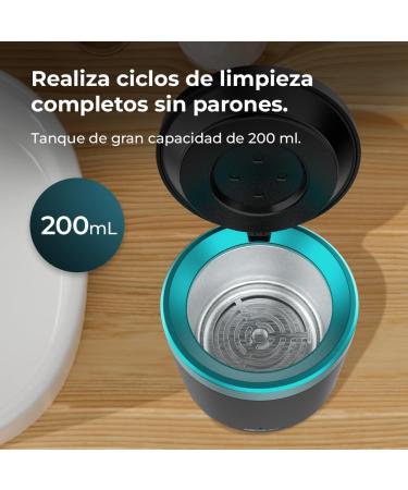  Cecotec Cecotec ToothCare EasyClean Ultrasonic Cleaner with ultrasonic vibrations UV lights 200 ml reservoir results - Buy Online on GoSupps.com