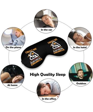 Electric Engineer Sleep Mask - Adjustable Eye Cover for Sleeping - Blocks Light for Night Travel - Men & Women - Buy Online on GoSupps.com