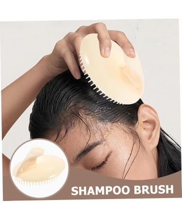 Soesfoufu 2-Piece Silicone Shampoo Comb & Scalp Massage Brush - Hair Shower Brush for Ultimate Hair Care - Buy Online on GoSupps.com