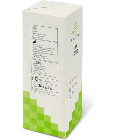 Posi Pulse 7.5cm x 7.5cm 200ct Non-Sterile Gauze Swabs - 4 Ply Non-Woven Blend - Soft Strong Smooth Viscose/Polyester - Latex Free - CE Certified - White Gauze for Wound Dressing - Buy Online on GoSupps.com