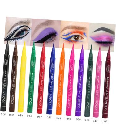 Beavorty 36 Pcs Eyeliner Pencil Women s Suits Colored Eyeliner Liquid Eyeliner Set Matte Makeup 1 count (Pack of 1) As Shownx3pcs - Buy Online on GoSupps.com