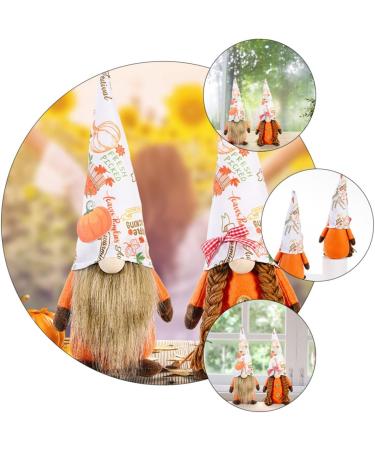 Cabilock Gnome Swedish 1pc Harvest Faceless Doll Decor Halloween Gnome Ornaments Plushie Faceless Gnome Doll Window Reward Assorted Color 1 28x7x6cm - Buy Online on GoSupps.com