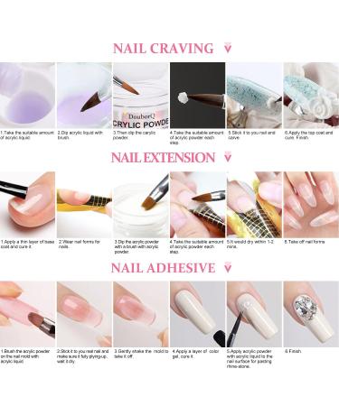 Buy New 120g Pink Acrylic Nail Powder - Professional 3D Nail Extensions Durable Beauty Gift - International Shipping - Buy Online on GoSupps.com