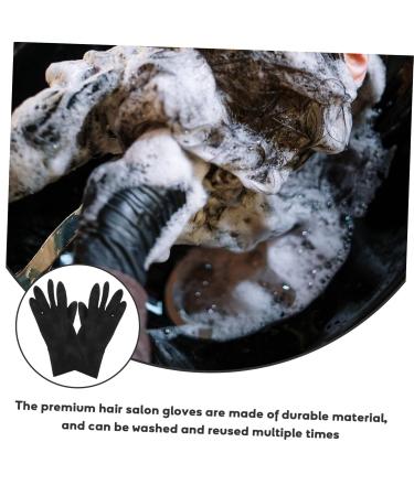 Didiseaon 3 Pairs Hair Shampoo Gloves Hair Salon Gloves Hair Dye Glove Barber Gloves - Buy Online on GoSupps.com