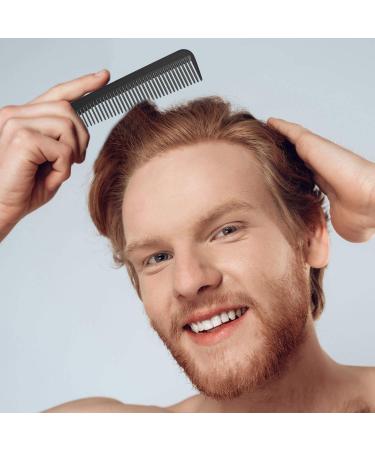 6-Piece Carbon Fiber Salon Hairdressing Comb Set - Fine & Wide Tooth, Heat Resistant Tapering Barber Comb for Men and Women - Buy Online on GoSupps.com