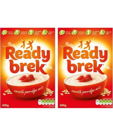 Breakfast Porridge Oats Bundle with Ready Brek Original Smooth Porridge Oats 450g x2 (Pack of 2) - Buy Online on GoSupps.com