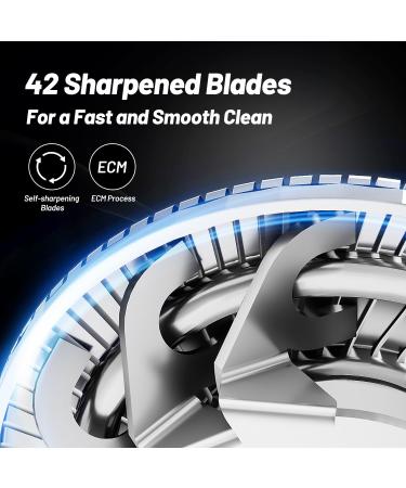 Mini Electric Razor for Men | Rechargeable Wet & Dry Shaver | Portable IPX6 Waterproof Trimmer | 45 Minutes Runtime | Optimal Bald Head Grooming - Buy Online on GoSupps.com