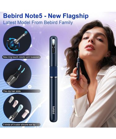 Bebird Pro Note5 Ear Wax Removal Tool Camera - 10MP HD Otoscope with Light & Tweezers - Spade Ear Cleaner for iPhone & Android - Blue - Buy Online on GoSupps.com