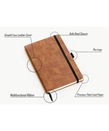 Rico Industries NFL Black/Brown Small Personalized Notepad Personalized - Custom Jounral/Notepad 8.25" x 5.25" Denver Broncos Brown - Buy Online on GoSupps.com