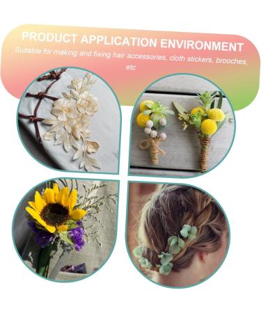 COHEALI 4000 Pcs Non-woven Gasket Resin Hair Clips Diy Hair Pin Cushion Handmade Headdress Material Backing - Buy Online on GoSupps.com