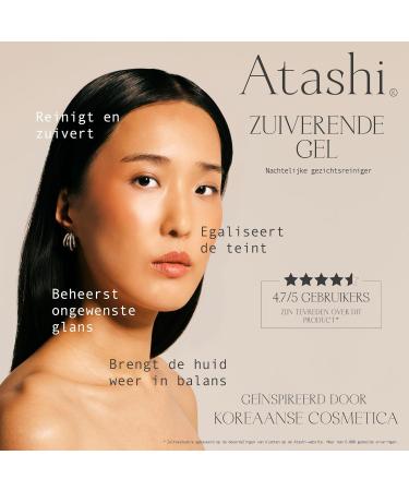 Atashi Fresh & Pure Night Purifying Gel Clean purify balance and renew the skin Natural peel effect Mixed skins with grease trend Glycolic oil liposomado 150 ml - Buy Online on GoSupps.com