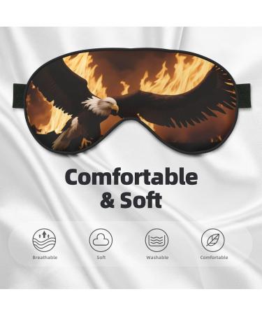 Sleep Mask Eye for Women & Men - Reusable Soft Blackout Masks for Better Sleep | Travel Essentials & Perfect Gifts - Eagle and Fire - Buy Online on GoSupps.com